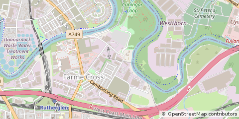 Map of Rutherglen
