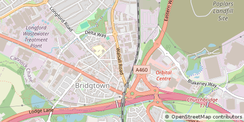 Map of Cannock