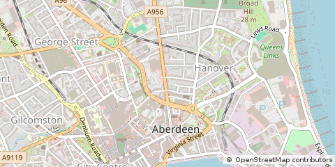 Map of Aberdeen