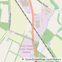 Map of Newmarket, Suffolk