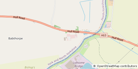 Map of Selby, North Yorkshire