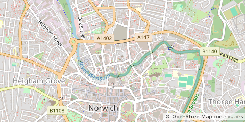 Map of Norwich
