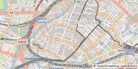 Map of Manchester
