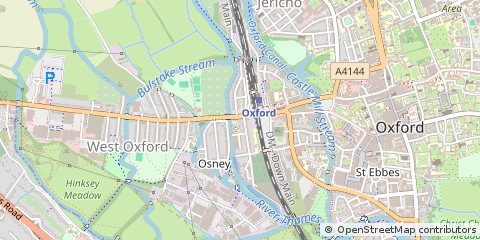 Map of Oxford, Oxfordshire