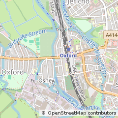 Map of Oxford, Oxfordshire