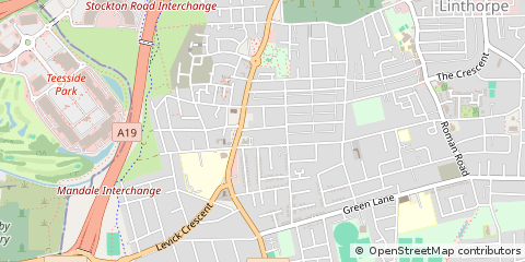 Map of Middlesbrough