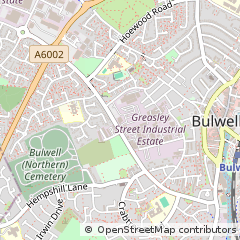 Map of Nottingham, Nottinghamshire