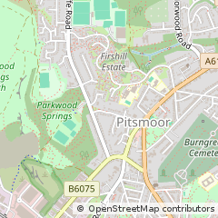 Map of Sheffield