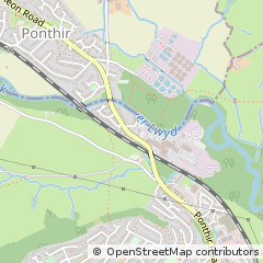 Map of Llangattock, Powys, Cymru / Wales