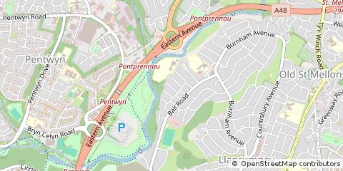 Map of Cardiff