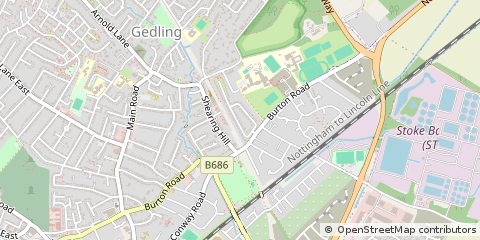 Map of Nottingham