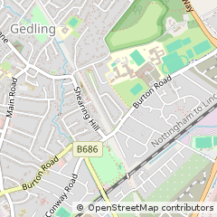 Map of Nottingham
