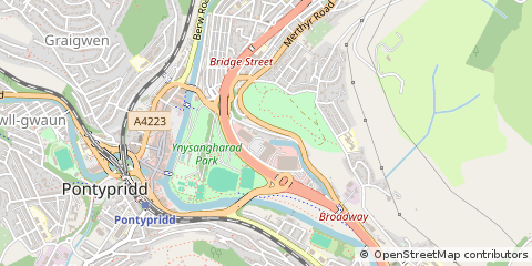 Map of Rhondda Cynon Taff
