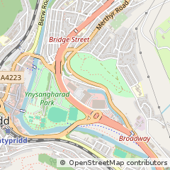 Map of Rhondda Cynon Taff