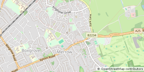 Map of Guildford