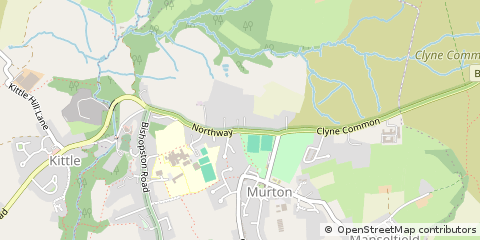 Map of Swansea