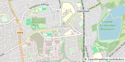 Map of Cardiff