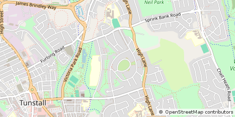 Map of Stoke-on-Trent