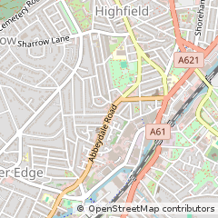 Map of Sheffield