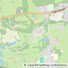 Map of South Nutfield, Surrey