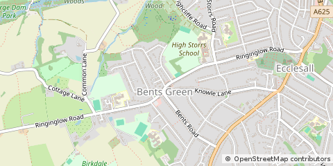 Map of Sheffield