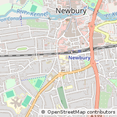 Map of Newbury, Berkshire