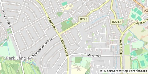 Map of Bromley, Kent