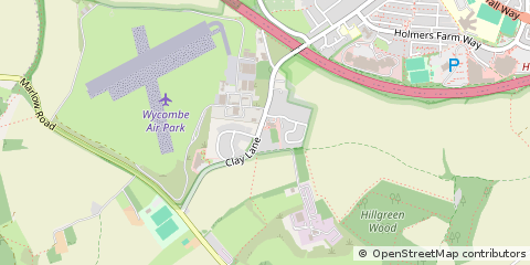 Map of Marlow, Buckinghamshire