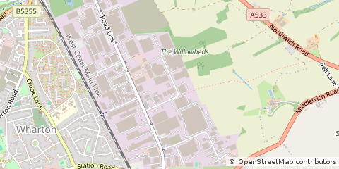 Map of Winsford, Cheshire