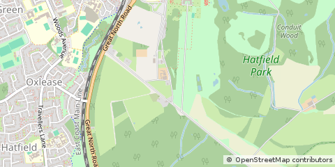Map of Hatfield