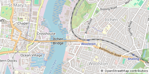 Map of Southampton