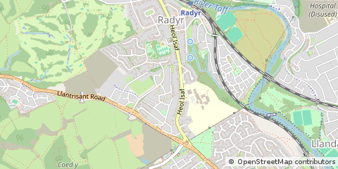 Map of Cardiff