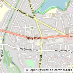 Map of Birmingham, West Midlands