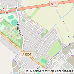 Map of Cambridge, Cambridgeshire