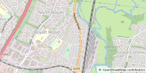 Map of Eastleigh