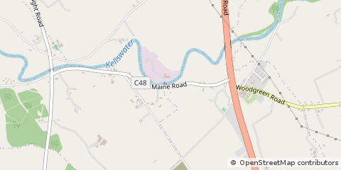 Map of Ballymena, Co. Antrim