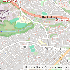 Map of Plymouth, Devon