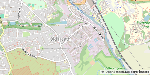 Map of Colchester, Essex