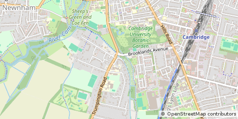 Map of Cambridge