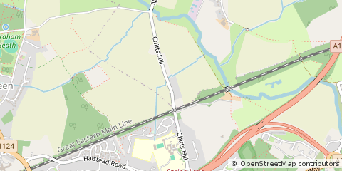 Map of Colchester, Essex