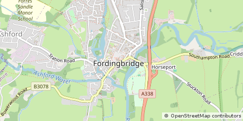 Map of Fordingbridge, Hampshire