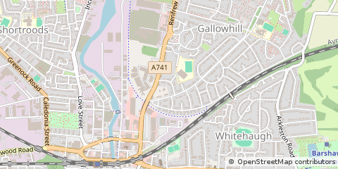 Map of Paisley