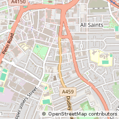 Map of Wolverhampton, West Midlands
