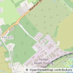 Map of Poole, Dorset