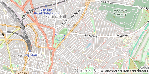 Map of Brighton, Sussex