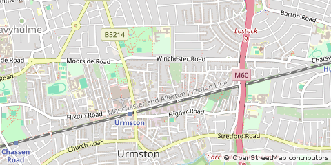 Map of Manchester, Greater Manchester