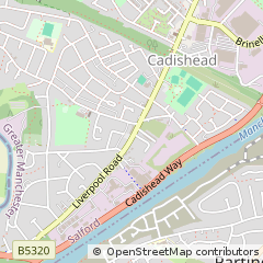 Map of Manchester, Greater Manchester