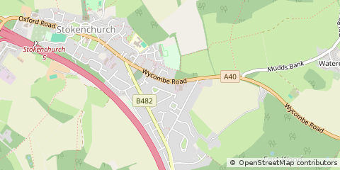 Map of High Wycombe