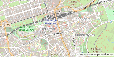 Map of Edinburgh