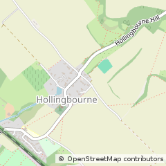 Map of Hollingbourne, Kent
